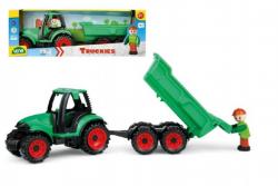Teddies Truckies traktor s vlečkou plast 32cm v