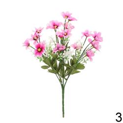Kytica Margarétka, zeleň 33cm ružová
