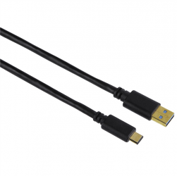 Hama Kábel USB-C 0.75m čierny