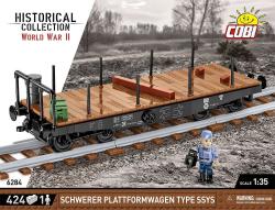 Cobi Cobi 6284 Schwerer plattformwagen type SSYS, 1:35, 424 k, 1 f