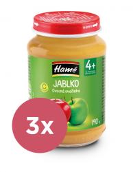 3x HAMÉ Príkrm ovocný Jablko 190 g 4+