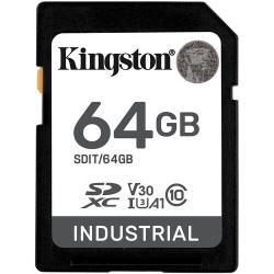 Kingston Industrial SDXC 64GB class 10 UHS-I U3 (r100MB,w80MB)