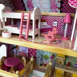 Wiky Drevený domček pre bábiky 60 × 30 × 90 cm