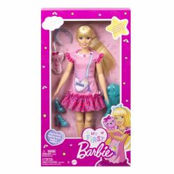 Mattel Barbie HLL18 Moja Prvá Barbie Bábika –Blondýnka s mačiatkom