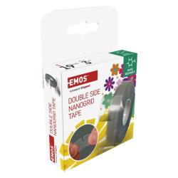 Emos Dvojstranná NANOGRID páska 19mm / 3m priehľadná