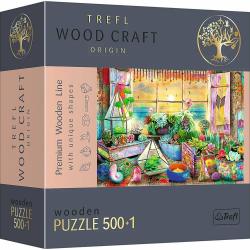Trefl Trefl Drevené puzzle 501 - Dom na pláži