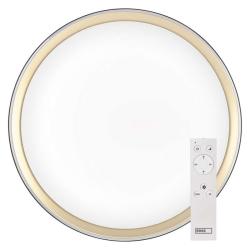 Emos ILVI, kruhové 30 W, stmievanie + CCT, čierna + šampanská