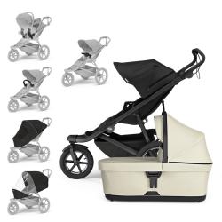 THULE Kočík Urban Glide 3 Black/Soft Beige set XXL