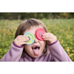 Haba Haba Terra Kids Adventure Chyť ma! silikónové disky 2 ks ružový