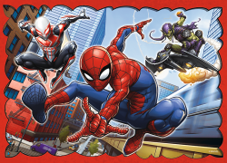 Trefl Trefl Puzzle 4v1 - Hrdinský Spiderman / Disney Marvel Spiderman