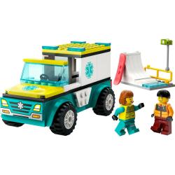 LEGO LEGO® City 60403 Sanitka a snowbordista