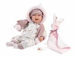 Llorens Llorens 74030 NEW BORN - realistická bábika bábätko so zvukmi a mäkkým látkovým telom - 42
