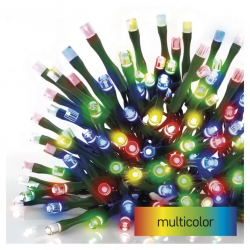 Emos LED vianočná reťaz 8m multicolor, časovač