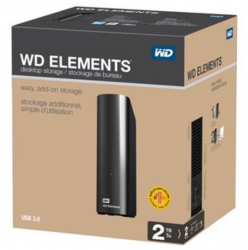 Western Digital Elements Desktop 2TB čierny