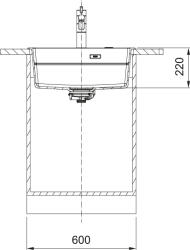 Franke KNG PRO 610-53 biela-ľad
