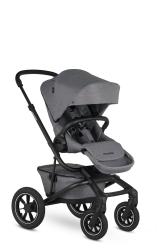 EASYWALKER Kočík kombinovaný Jimmey Iris Grey XXL AIR + RWS + Jackey XL Shadow Black