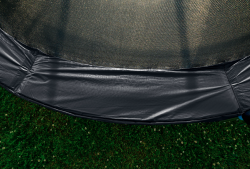 G21 Trampolína s ochrannou sieťou + schodíky, 305 cm, čierna