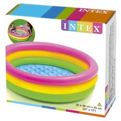 Intex Intex nafukovací detský bazénik trojfarebný  Sunset Glow 57107, 61x22 cm