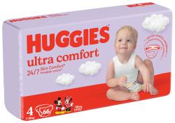 HUGGIES® Plienky jednorázové Ultra Comfort Mega 4 (7-18 kg) 66 ks