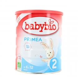 3x BABYBIO PRIMEA 2 dojčenské bio mlieko 800 g