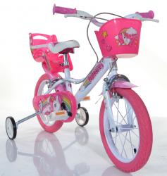 DINO Bikes DINO Bikes - Detský bicykel 14" 144 RUN Jednorožec 2019