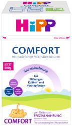 4x HiPP Comfort Špeciálna dojčenská výživa od narodenia, 600 g