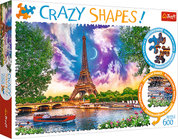 Trefl Trefl Puzzle 600 Crazy Shapes - Paríž