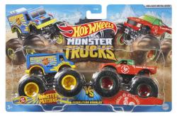 Mattel Mattel Hot Wheels Monster trucks demolačné duo asst