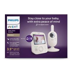 Philips AVENT Pestúnka detská video SCD891/26+NATTOU Uspávačik 4v1 Sleepy Bear Pale Brown 0m+