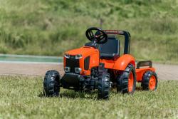 Falk Falk Šliapací traktor 2060AB Kubota M6 s vlečkou