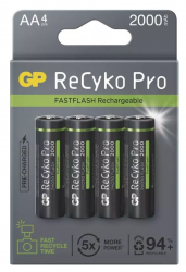 GP ReCyko Pro Photo Flash HR6 (AA) 2000mAh 4ks
