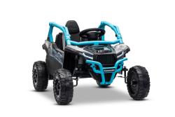 BENEO Kawasaki TERYX KRX 1000 12V, modré, jednomiestne, odpružená zadná náprava, 2,4 Ghz diaľkové ov