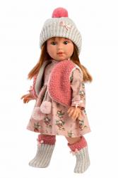 Llorens Llorens 54039 SOFIA - realistická bábika s mäkkým látkovým telom  - 40 cm