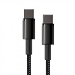 Baseus Tungsten Gold USB-C to USB-C PD 100W 1m čierny