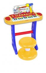 Bontempi Detské elektronické piano so stoličkou a mikrofónom 133242