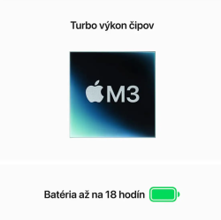 Apple CTO MacBook Air 13" Apple M3 8C CPU 10C GPU 24GB 512GB Polnočný SK