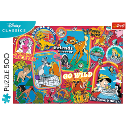 Trefl Trefl Puzzle 500 - Disney: V priebehu rokov / Disney