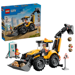 Lego Žltý nakladač s rýpadlom