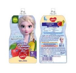 HAMI Disney Frozen Elsa ovocná kapsička Jablko a Hruška 110 g, 9+