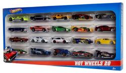 Mattel Hot Wheels Autíčka 20ks H7045