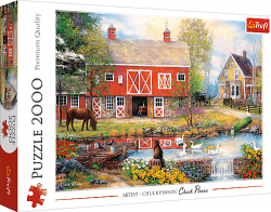 Trefl Trefl Puzzle 2000 - Život na vidieku