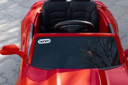 BENEO Elektrické autíčko Chevrolet Camaro 12V, červené, 2,4 GHz diaľkové ovládanie, Otváracie dvere,