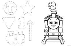 Trefl Trefl Puzzle 15 GIANT - Tomove hry / Thomas and Friends