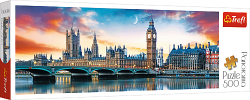 Trefl Trefl Panoramatické puzzle 500 - Big Ben a Westminsterský palác, Londýn