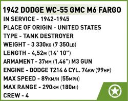 Cobi Cobi II WW 37 mm GMC M6 Fargo, 1:35, 230 k, 1 f