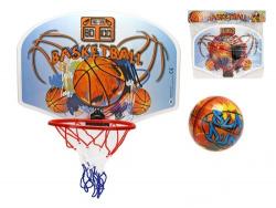 MIKRO -  Basketbalový kôš 41x31cm s loptou v sáčku