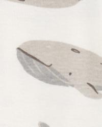 CARTER'S Overal na zips Sleep&Play Gray Whale/Stripe neutrál 2ks 6m/ veľ. 68