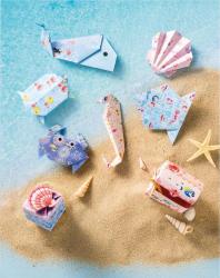 Janod Janod Atelier Sada Mini Origami papierové skladačky Magický oceán