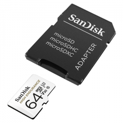 SanDisk High Endurance Video MicroSDXC 64GB Class 10 U3 V30 (r100/w40)