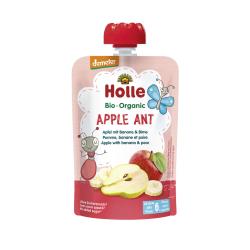 6x HOLLE Apple Ant Bio pyré jablko banán hruška 100 g (6+)